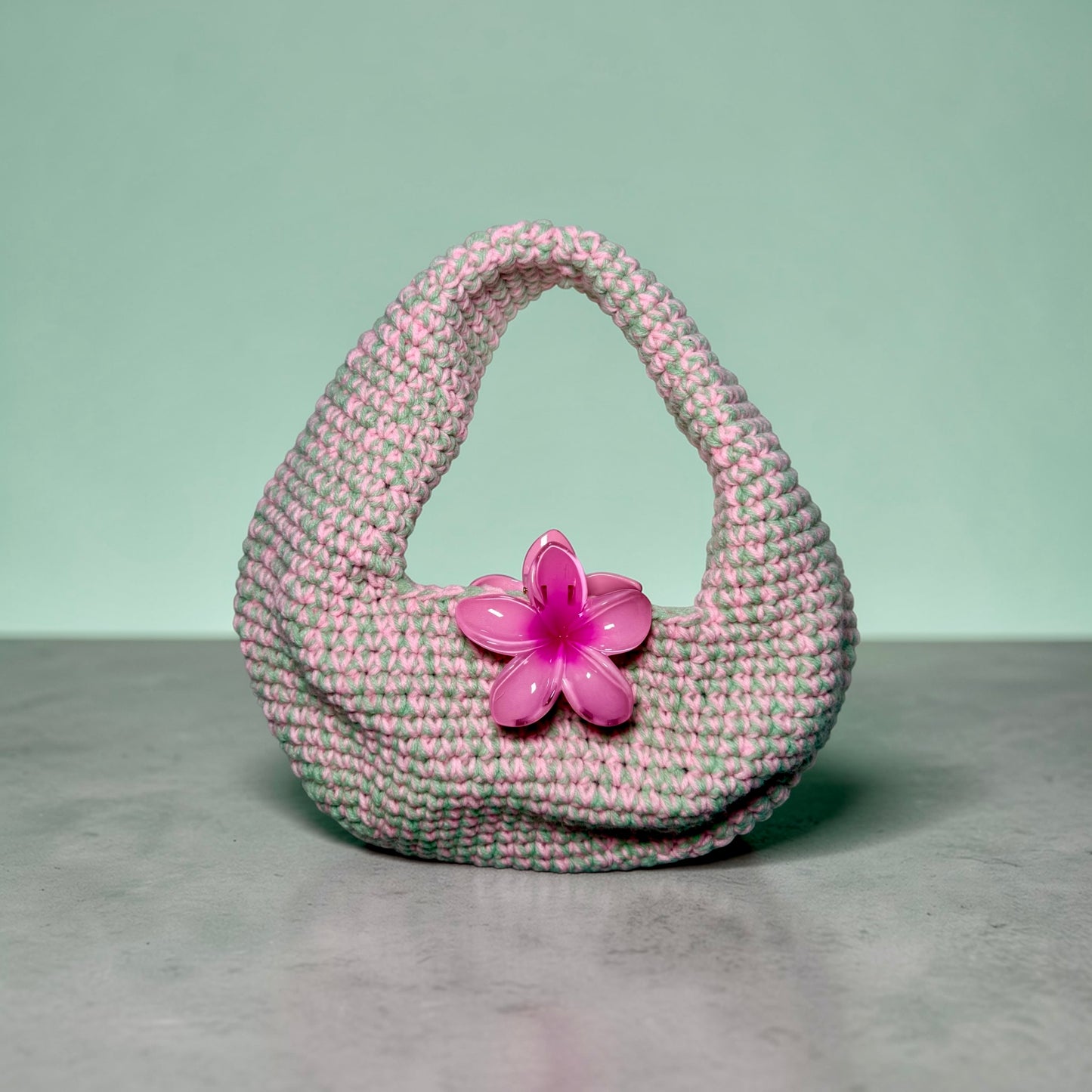 The Classic-Light Pink and Green